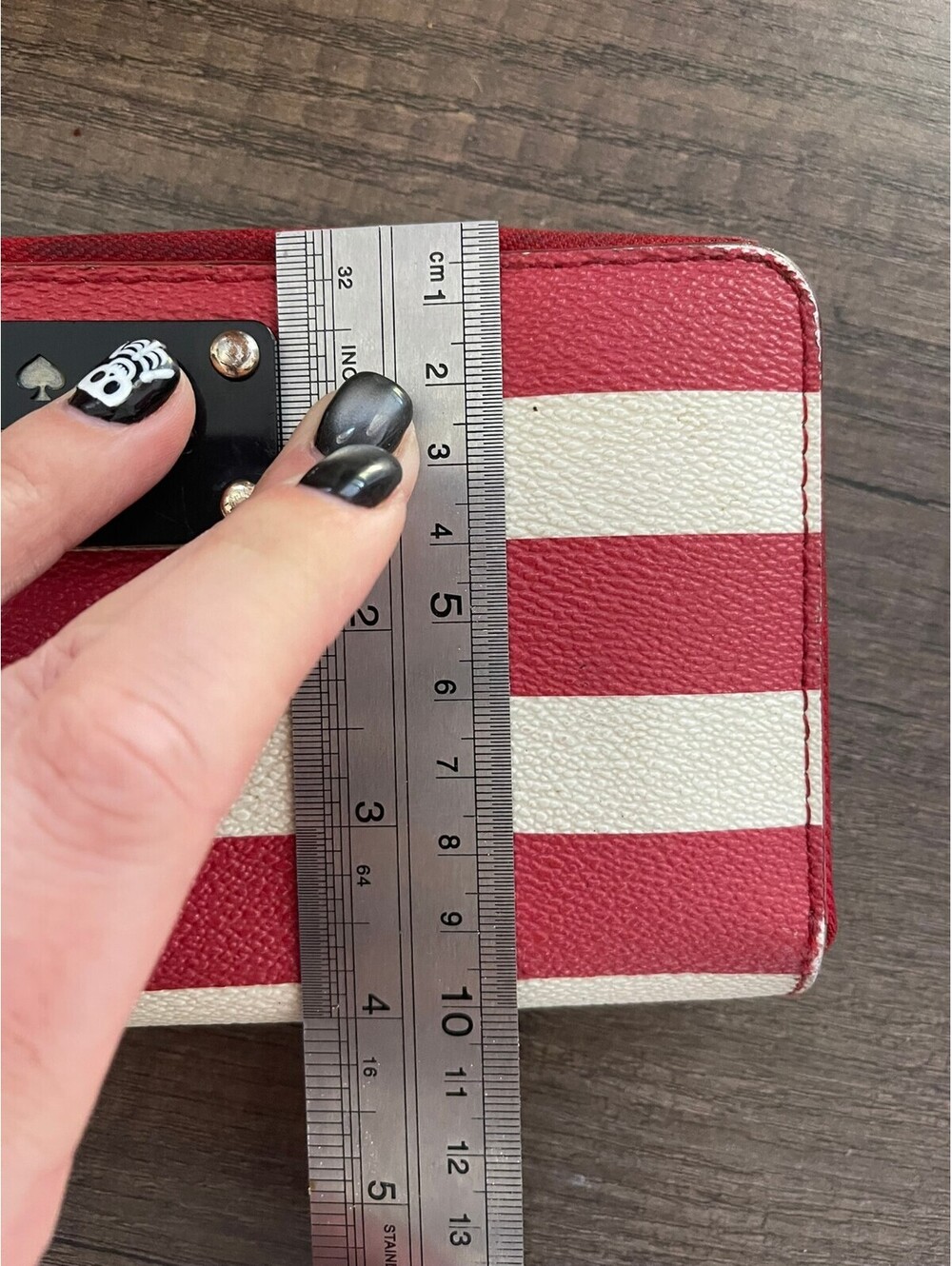 Kate Spade | Striped Zip Around Wallet - Picture 14 of 14